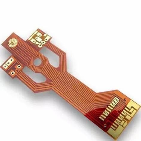 1/2 oz Polyimide Flexible Pcb Fabrication Board Material PI resistor de soldagem de máscara de soldagem branco amarelo