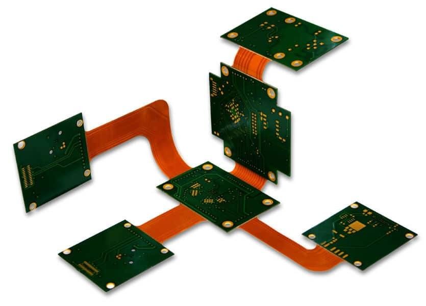 2 camadas 1.0 oz Alumínio Flex Pcb Fabricação Fabricante Imersão Ouro Halogênio Livre UL