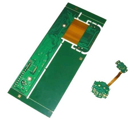 Placa nua de PCB rígido-flexível com certificação UL para EV e controle de impedância em cor de tela de seda preta