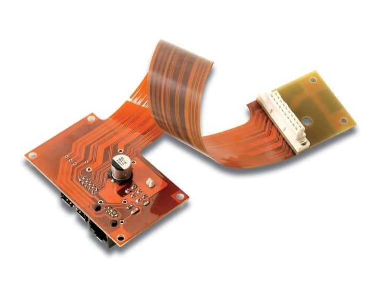 Placa nua de PCB rígido-flexível com certificação UL para EV e controle de impedância em cor de tela de seda preta