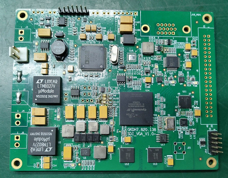 Montagem de circuito impresso chave na mão do detector de ouro com montagem de grade de bola até 1200 * 400mm Tamanho