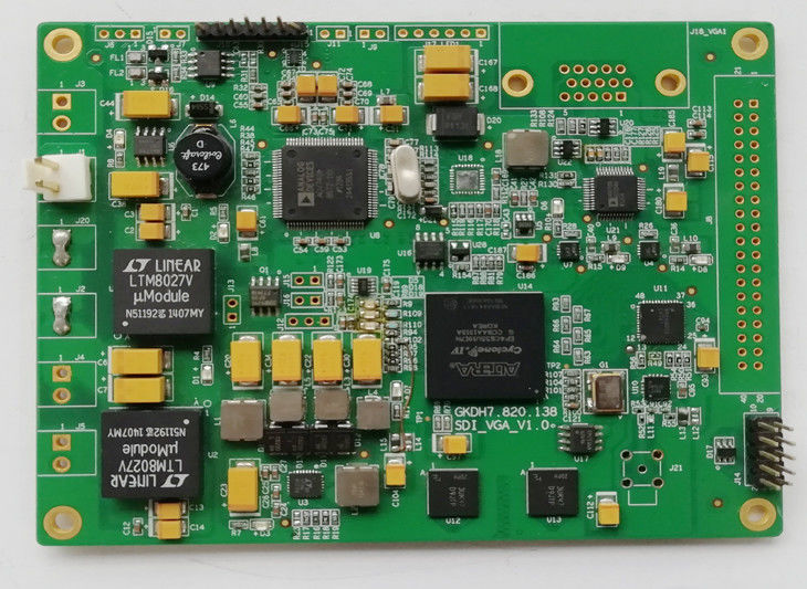 Processos de montagem de PCBs de dois lados HASL ENIG OSP New Energy Circuit Board With Standoffs