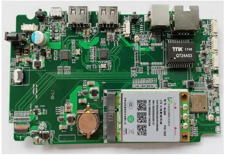 FR-4 PCB de montagem IPC classe 2 ou 3 padrão 5 camadas 4mil linha Quickturn PCB