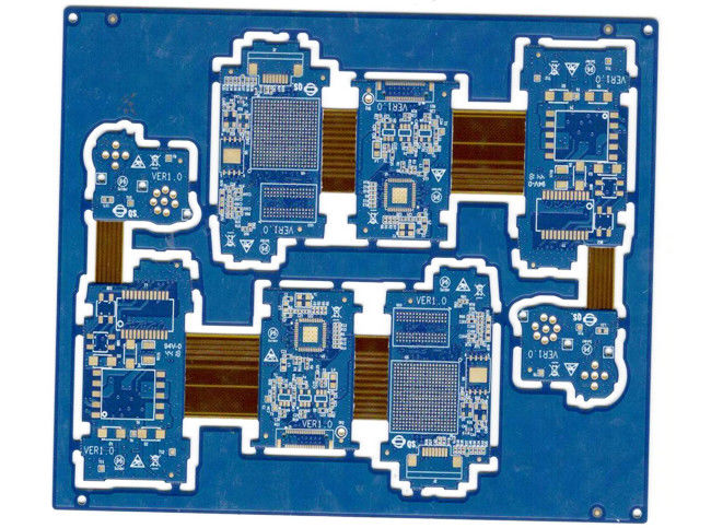 Empresa de montagem de PCBs eletrônicos Prata 1-30L Controle de impedância 100 Ohm Processo PCBA rígido flexível