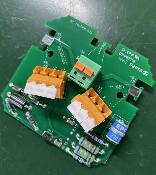 Equipamento de telecomunicações PCBs de cobre com LW/LS Min. de 0,05 mm e cor de serigrafia preta