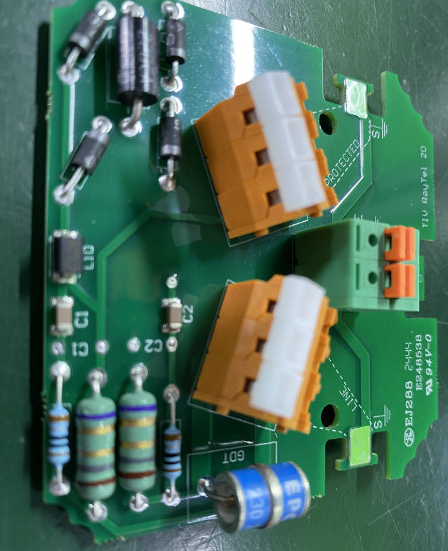 Equipamento de telecomunicações PCBs de cobre com LW/LS Min. de 0,05 mm e cor de serigrafia preta