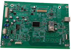 Reliabilidade da indústria de veículos Assemblagem de PCB com LW/LS min. 0,05 mm e máscara de solda verde