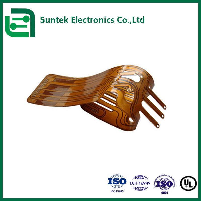 China / Camboja Suntek Custom FPC Circuit Board PCBA flexível com diâmetro de buraco H /-0.05mm 2mil