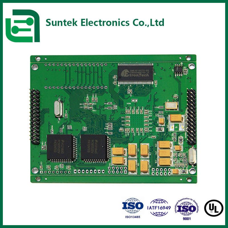 1-6 Camada de montagem de PCB PCBA com máscara de solda verde e espessura máxima da placa 8,0 mm