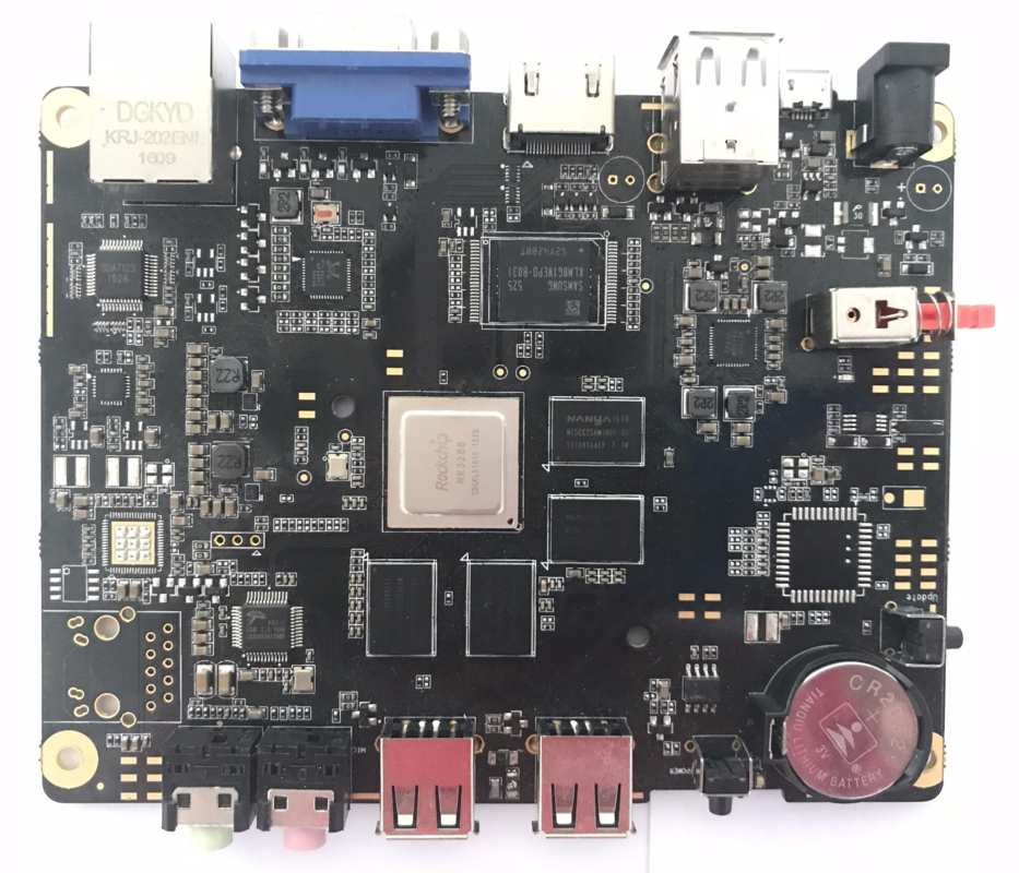 Fabricante de montagem de PCB na China e no Camboja 0,5-6 oz de cobre ouro Superfície finalização 4mil
