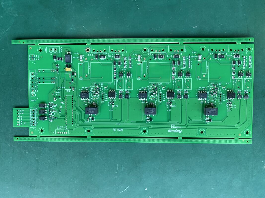 Min Hole Diâmetro 0,1mm Assembléia de PCB de comunicação projetada para atender aos padrões ROHS e espessura da placa 0,2 a 6mm para conectividade