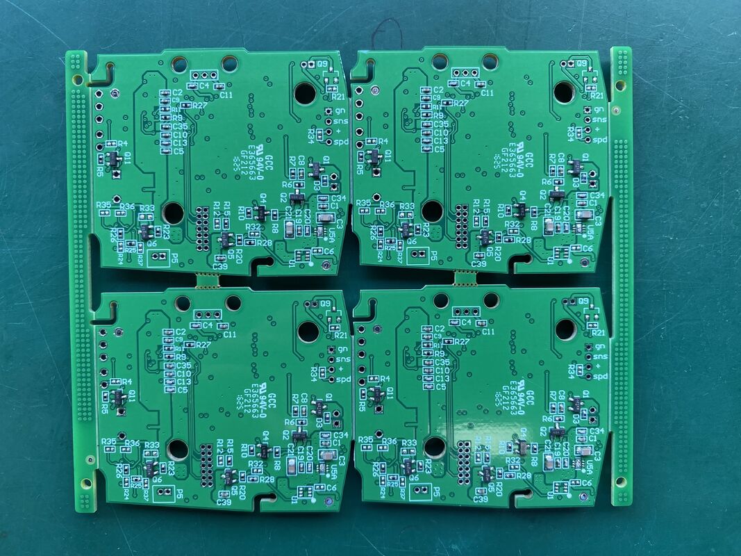 Min Hole Diâmetro 0,1mm Assembléia de PCB de comunicação projetada para atender aos padrões ROHS e espessura da placa 0,2 a 6mm para conectividade