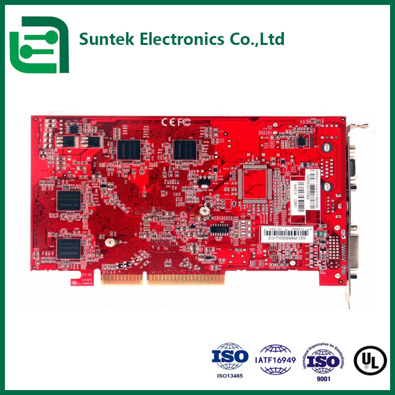 Fabricação de PCB SMT de Núcleo Metálico Multicamadas Certificado UL ROHS ISO9001 Placa FR4 de 4 Camadas para Automação Industrial