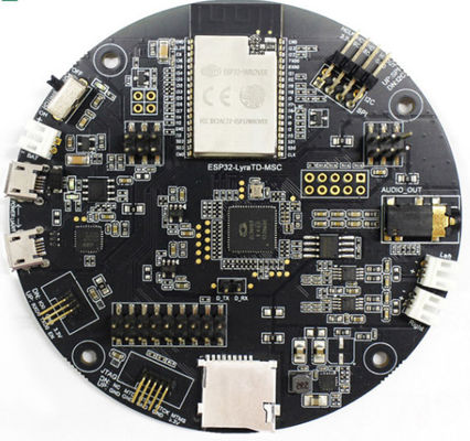 SMT Electronic Pcb Assembly Manufacturing Rapid Prototype Black Soldermask (Manufactura de protótipos rápidos de PCBs eletrônicos)