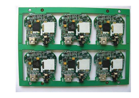 Contrato de montagem de PCB de giro rápido Fabricante Seda verde com ENIG 2U RoHS de superfície