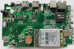 Reunião de PCB de módulo Bluetooth personalizada com máscara de soldagem azul fabricada na Cabmodia e sem tarifa americana