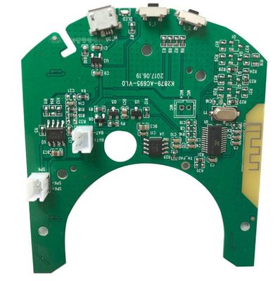 Turnkey PCB Assembly and PCBA with Min. 0.05mm Board Thickness, Max 500mm*1200mm Board Size, and Min. 0.025mm Laser Drilled Hole