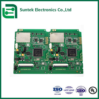 Fabricação de PCB SMT de Núcleo Metálico Multicamadas Certificado UL ROHS ISO9001 Placa FR4 de 4 Camadas para Automação Industrial